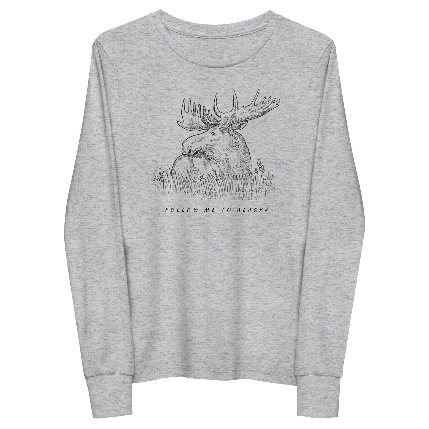Moose Youth Long Sleeve Tee