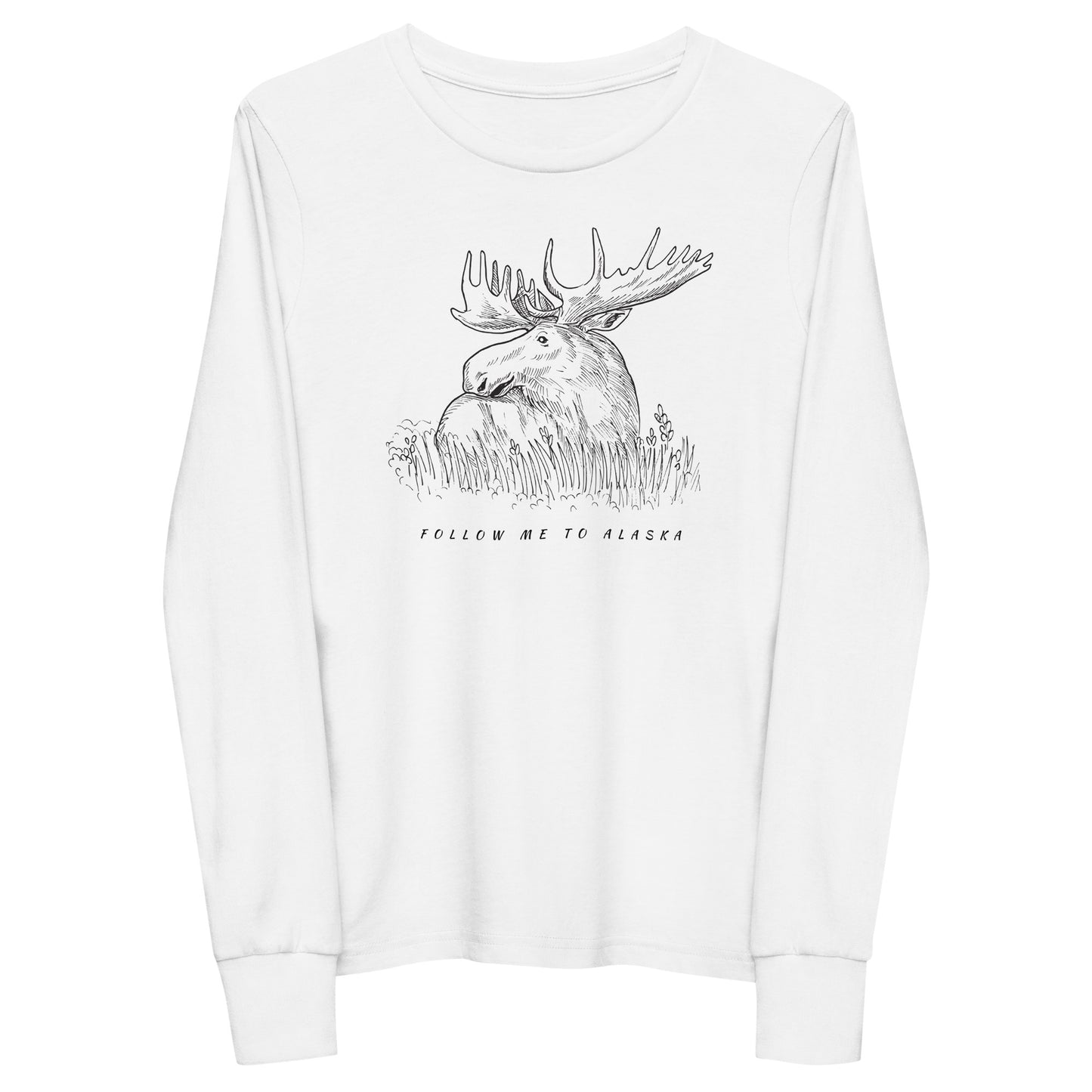 Moose Youth Long Sleeve Tee