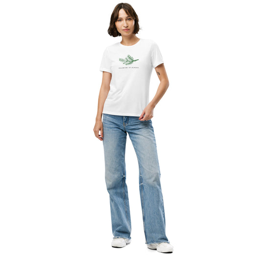 Women’s Relaxed Tri-Blend -Tshirt with Spruce Branch